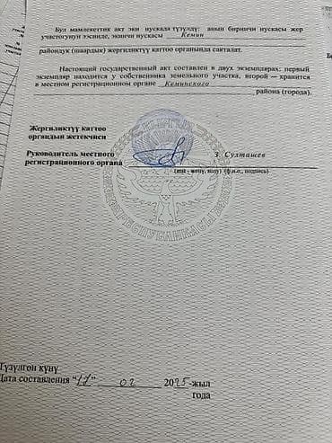 Жер тилкелери: 350 соток, Бизнес үчүн — 4