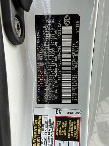 infinity fx: Toyota Camry: 2017 г., 3.5 л, Автомат, Бензин, Седан — 10