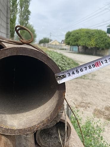 брама белое золото: Металлопрокат: круглые трубы, Сталь, Бесшовная, Без покрытия, Б/у — 4