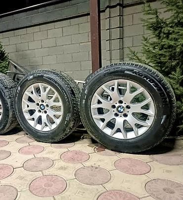 bmw x5 диски: Колеса в сборе 265 / 60 / R 18, Зима, Б/у, Комплект, Внедорожные (АТ/МТ), Литые, отверстий - 5 — 1