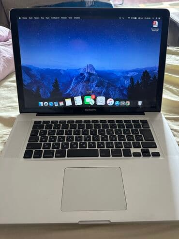 Ноутбук, Apple, 4 ГБ ОЗУ, Intel Core i5, 15.4 ", Б/у, Для несложных задач, память HDD + SSD