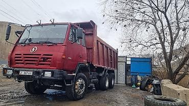 Самосвал Shaanxi (Shacman) 6x4, красный - Конфигурация: трехосный