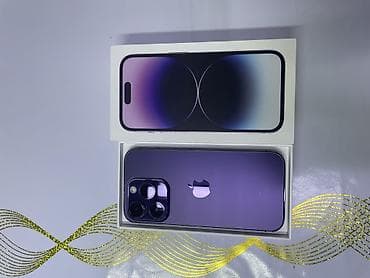 ipad mini 6: IPhone 14 Pro, Б/у, 256 ГБ, Deep Purple, Коробка, 100 % — 2
