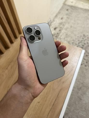 ipad pro m5: IPhone 15 Pro, Новый, 256 ГБ, Natural Titanium, Коробка, 87 % — 1