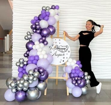 гелий для шаров купить: Шарики Фотозона подарки цветы из шаров оформление шарами арка из — 28