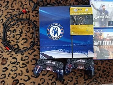 buy nintendo 3ds: Игровой комплект PlayStation 4 (оформление Chelsea FC) В составе: - — 2