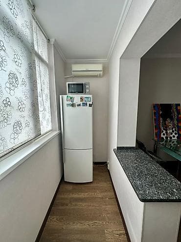Батирлер: 2 бөлмө, 60 м², 7-мкр 106-серия, 7 кабат, Евро оңдоо — 3