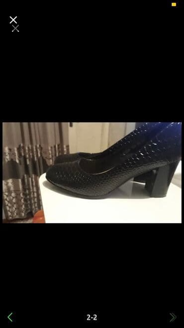 платье на осень: Мужские туфли, 36, Б/у, цвет - Черный, Самовывоз, Бесплатная доставка — 2