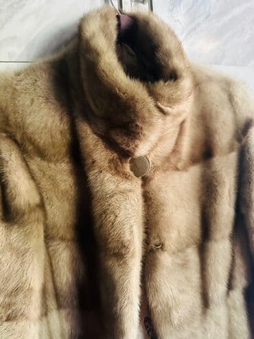 халаты кокон турция: Элегантная норковая шуба приятного светло-коричневого оттенка. У — 2