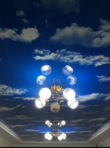 гарнитур для зала бу: Натяжной потолок+Нат потолок!любой сложности,120 — 22