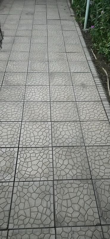 Тротуарная плитка, Паутинка, Для двора, Б/у