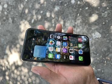 apple 6: IPhone 7 Plus, Б/у, 128 ГБ, Jet Black, Защитное стекло, 94 % — 1