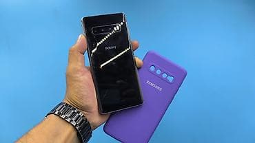 Samsung Galaxy S10 5G, Б/у, 128 ГБ, цвет - Черный, 1 SIM
