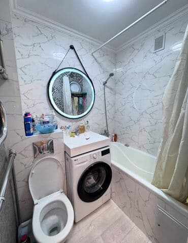 суточный квартира бишкек элитка: 1 комната, Без подселения, С мебелью полностью — 7