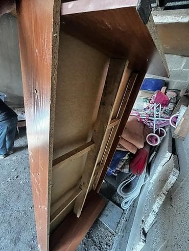 кровать в стиле лофт: Двухъярусная детская кровать, ЛДСП — 2