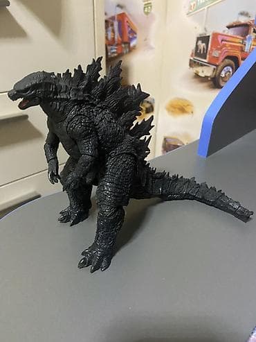 золотой дракон: Фигурка Годзиллы, детализированная коллекционная игрушка. - Материал — 3
