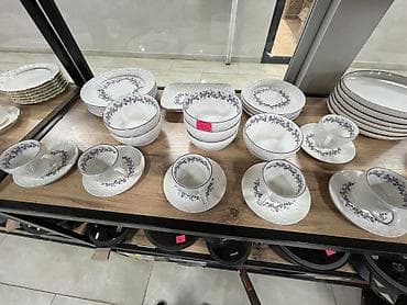 Посуда: Набор из 32 предметов на 6 персон🔥 Фарфоровые сервизы для чаепития и — 3