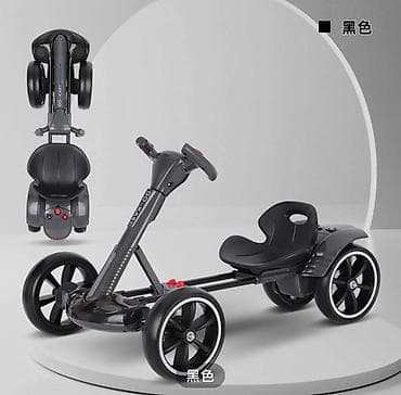 Детский педальный карт (гоу-карт), цвет: чёрный - Тип