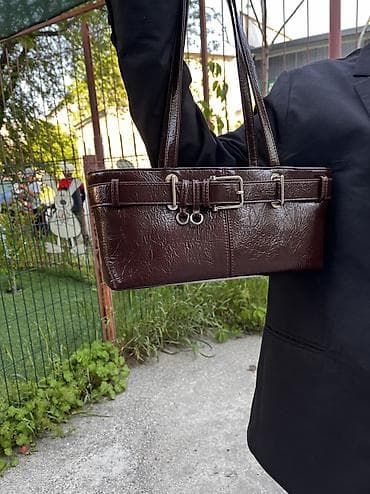 Классическая сумка, Материал: Экокожа, Винтажный стиль, Женские, Новый — 2