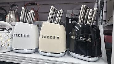 uakeen: Набор кухонных ножей UAKEEN в подставке - Современный набор ножей в — 2