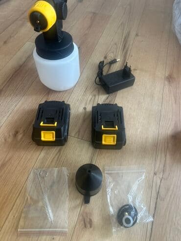 купить набор инструментов для авто бишкек: Аккумуляторный краскопульт Rolf TOP1021 для покраски различных — 4