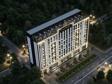 глобуса: 1 комната, 54 м², Кок-Жар ж/м 10 этаж, ПСО (под самоотделку) — 2