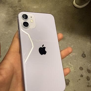 IPhone 11, Б/у, 64 ГБ, Защитное стекло, 64 %
