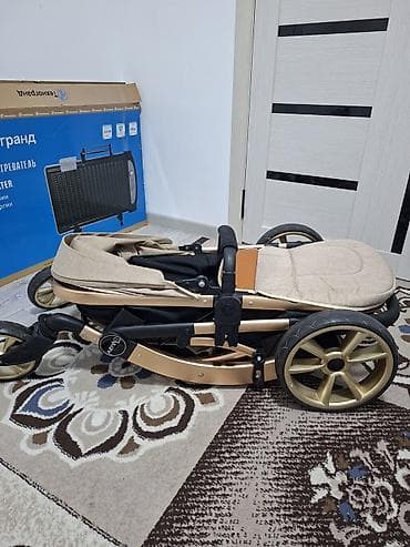 руль на коляску: Детская коляска 2-в-1 (люлька + прогулочный блок) - Универсальная — 8