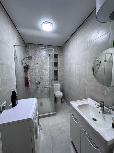 долгосрочная аренда квартира токмок: 2 комнаты, 50 м², Элитка, 3 этаж, Евроремонт — 6