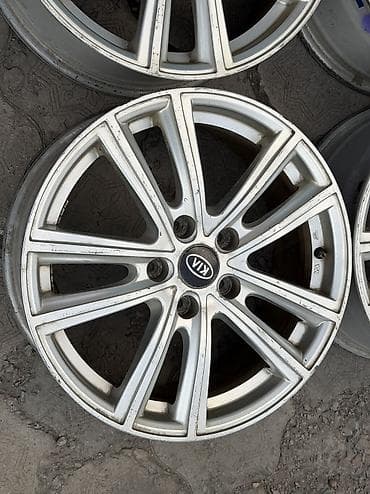17: Литые Диски R 17 Kia, Комплект, отверстий - 5, Б/у — 4