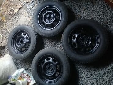 шини 13: Колеса в сборе 175 / 70 / R 13, Зима, Б/у, Комплект, Легковые, Железные, отверстий - 4 — 2