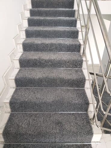 ковры дорожки паласы ковролин: Энсиз узун килем Жаңы, 80 см* 1 узундукту өлчөөчү м, Полиэстер, Геометрия, Накталай эмес/накталай төлөм — 3