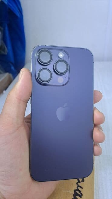 айон 14: IPhone 14 Pro, Колдонулган, 128 ГБ, Deep Purple — 4