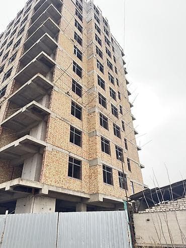 Квартиры: 1 комната, 30 м², Ошский рынок / базар Элитка, 11 этаж, ПСО (под самоотделку) — 4