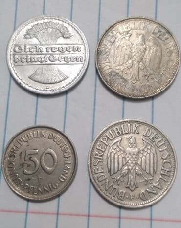 Музыкалык аспаптар: Большая коллекция редких монет (ГДР, США, Англия и др.) Продаю монеты — 5