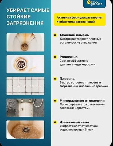 Хозтовары: Чистящее средство: Жидкость, Для туалета — 2