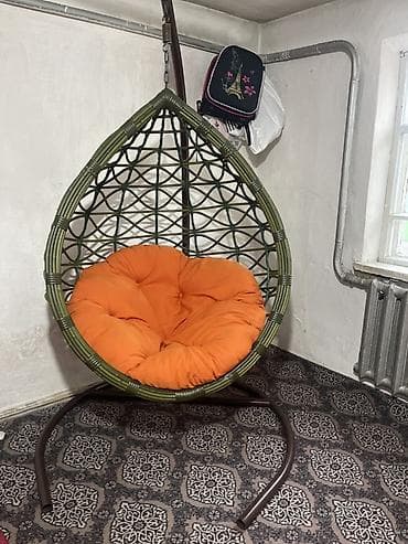 люлка электронной: Подвесное кресло, цвет - Зеленый — 1