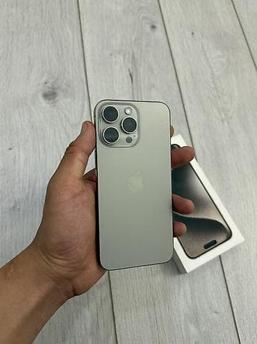 iphone 15 про макс бу: IPhone 15 Pro Max, Б/у, 256 ГБ, Natural Titanium, 84 % — 1