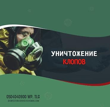 Клининг кызматтары: Дезинфекциялоо, дезинсекциялоо, | Канталалар, | Транспорт, Офистер, Батирлер — 1