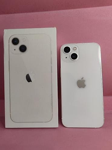 IPhone 13, Колдонулган, 128 ГБ, Ак, Куту — 4