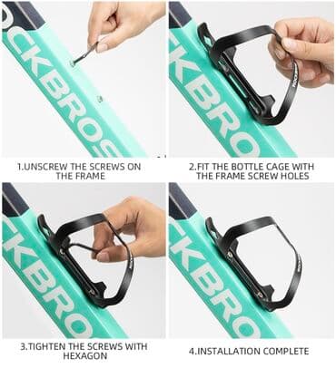 Велосипеды: 🚴‍♂️ Держатель для бутылки Rockbros - легкий, надежный и стильный — 8