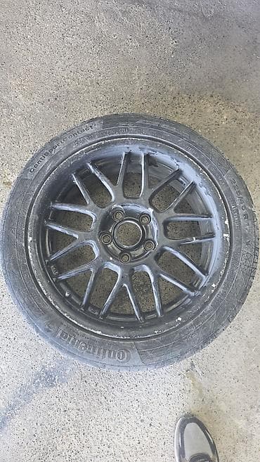 Дөңгөлөктөр монтажда 225 / 45 / R 17, Жай, Колдонулган, Комплект, Жеңил унаалар, Куйма, тешиктери - 5