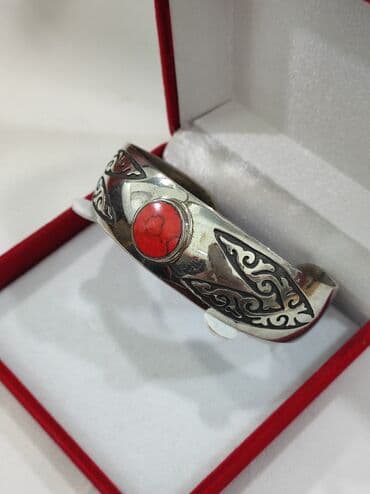 свадебные платья от производителя: Серебряный Билерик с камнями Коралл Серебро 925 пробы Ручная работа — 1