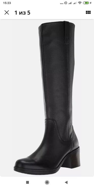 Спецодежда: Сапоги, 37.5, Clarks, Новый, цвет - Черный, Самовывоз, Бесплатная доставка, Платная доставка — 1