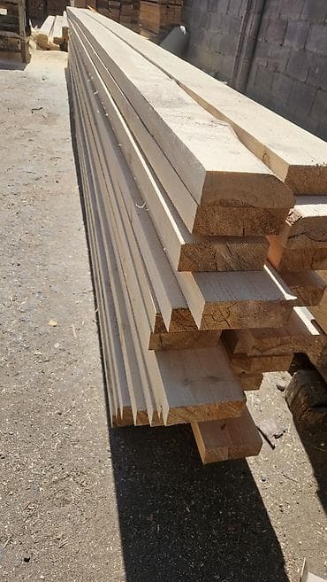 лесу: Доски, Обрезные, Для строительства, Сосна, Сухие — 1