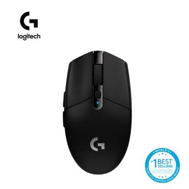 акустические системы logitech со светомузыкой: Logitech g304 (g305) В наличии черный и белый Беспроводная игровая — 3