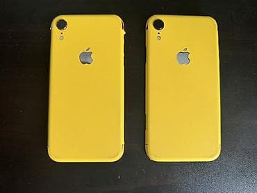 копии айфона: IPhone Xr, Б/у, 64 ГБ, Желтый, Чехол — 1