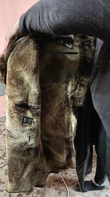 обувь с мехом: Продается кожаное полупальто. Размер 6хl на высокий рост. Цвет темно — 2