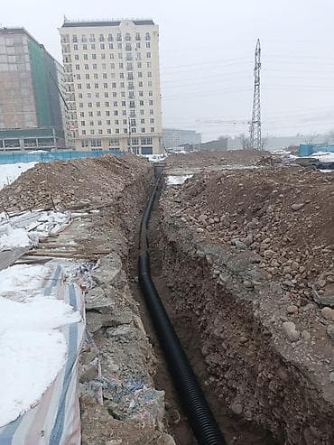 Коюу: Подземные инженерные работы: устройство наружной канализации и дренажа — 7