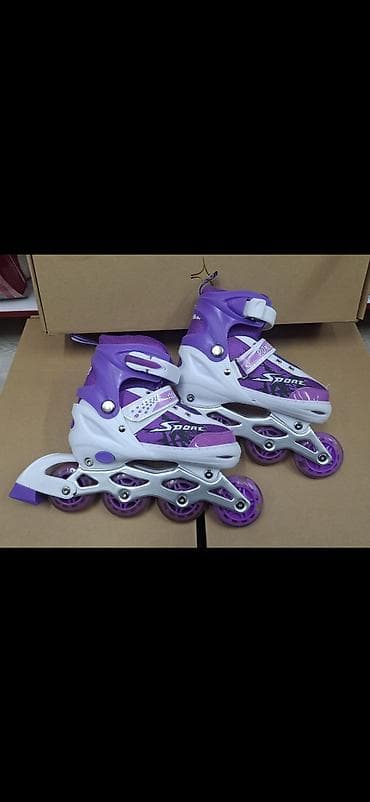 Роликовые коньки Power размеры регулируются. Имеют прочную раму и at lalafo.kg Роликовые коньки Power размеры регулируются. Имеют прочную раму и